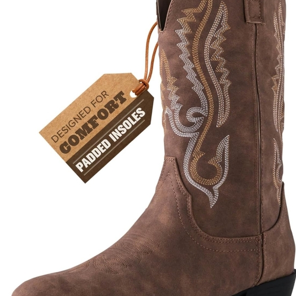 Canyon Trails Cowboy Boots for Men Water Repellent Durable Boots, size 13 - Picture 14 of 14